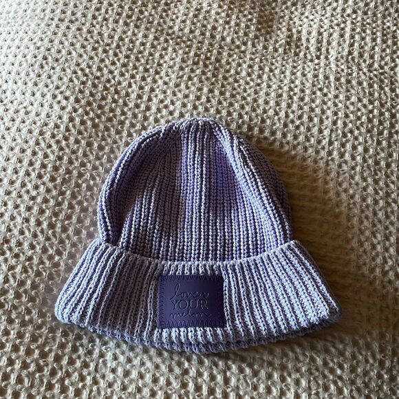 Love Your Melon Lavender Knit Beanie - Picture 2 of 5